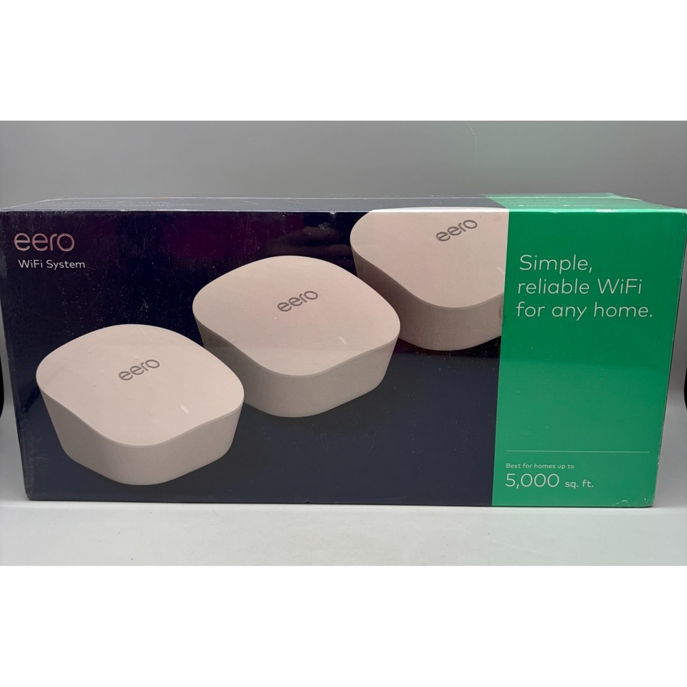 Eero Dual-Band WiFi System (J010311) - 3 Pack - Sealed